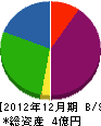 大師鉄工所 貸借対照表 2012年12月期