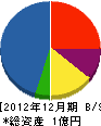 坂田組 貸借対照表 2012年12月期