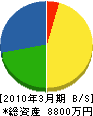 坂本電設 貸借対照表 2010年3月期
