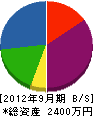 東信商会 貸借対照表 2012年9月期