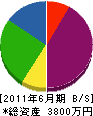 今井商事 貸借対照表 2011年6月期
