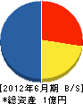 松浦建設 貸借対照表 2012年6月期