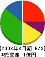 竹島運輸 貸借対照表 2008年6月期