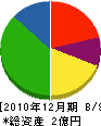 矢津田工業 貸借対照表 2010年12月期