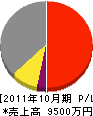 大倉電気工事 損益計算書 2011年10月期
