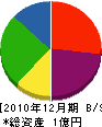 藤田組 貸借対照表 2010年12月期