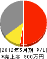 山田建設 損益計算書 2012年5月期