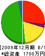 大石工務店 貸借対照表 2009年12月期