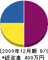 福濱工業 貸借対照表 2009年12月期