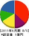 大橋産業 貸借対照表 2011年6月期