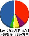 佐藤電気 貸借対照表 2010年3月期
