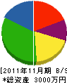 新井ホームサービス 貸借対照表 2011年11月期