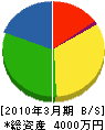 東京ウオール工事 貸借対照表 2010年3月期