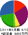 藤崎工務店 貸借対照表 2011年6月期