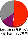 佐藤造園 損益計算書 2009年12月期