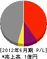 永松商事建設 損益計算書 2012年6月期