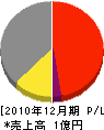 横田建設 損益計算書 2010年12月期 横田建設 損益計算書 2010年12月期
