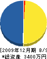 兼沢工務店 貸借対照表 2009年12月期