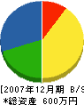 小島電設 貸借対照表 2007年12月期
