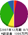 川広建設 貸借対照表 2007年12月期 川広建設 貸借対照表 2007年12月期