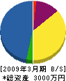 徳原土建 貸借対照表 2009年3月期