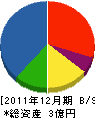 新潟環境整備 貸借対照表 2011年12月期
