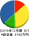 富士緑化 貸借対照表 2010年12月期