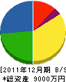 唐沢建設 貸借対照表 2011年12月期