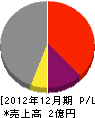 松島砕石工業 損益計算書 2012年12月期