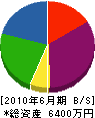 狐塚建設 貸借対照表 2010年6月期