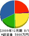 松本建築 貸借対照表 2009年12月期