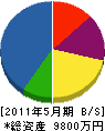 樋川建築 貸借対照表 2011年5月期
