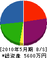 富士重機 貸借対照表 2010年5月期