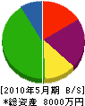 昭和水道 貸借対照表 2010年5月期