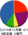 日本エンジニア 貸借対照表 2010年12月期