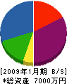 日邦設備工業 貸借対照表 2009年1月期 日邦設備工業 貸借対照表 2009年1月期