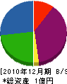 寺田産業 貸借対照表 2010年12月期