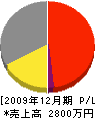 マルセイ塚田工務店 損益計算書 2009年12月期