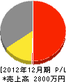 マルセイ塚田工務店 損益計算書 2012年12月期