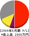 高浦電気 損益計算書 2009年6月期