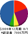 松本ホーチキ 貸借対照表 2009年12月期