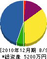 永野石材 貸借対照表 2010年12月期