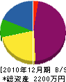 谷口クリーンサービス 貸借対照表 2010年12月期