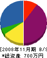 日本環境企画 貸借対照表 2008年11月期