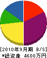 吉田重機 貸借対照表 2010年9月期