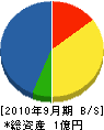榎本工務店 貸借対照表 2010年9月期