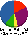 福澤 貸借対照表 2010年3月期