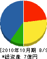 三越建設工業 貸借対照表 2010年10月期