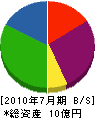 神奈川美研工業 貸借対照表 2010年7月期