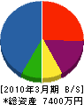 桑田産業 貸借対照表 2010年3月期